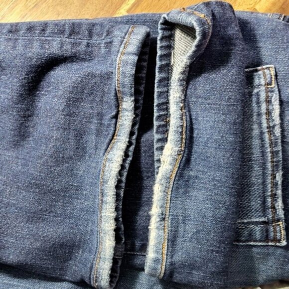 Lucky Brand Women's Maternity Dungarees Size XS Sweet N Low Wide Leg Made In USA - Picture 11 of 11